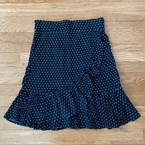 Ruffled Polka-Dot Skirt